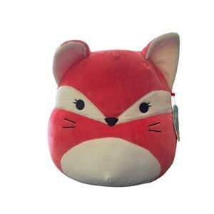 New Squishmallows By Kellytoy Kids Coral Red Fox Fifi Ultrasoft Plush Toy 12"